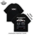 Passion Racing Oversized Dropshoulder Tee - DTF Printed Tshirt for Men and Women
