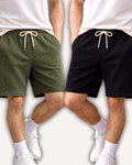 Pack of 2 Waffle Knit Shorts