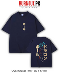 Goku Oversized Dropshoulder Tee - DTF Printed Tshirt For Men and Women