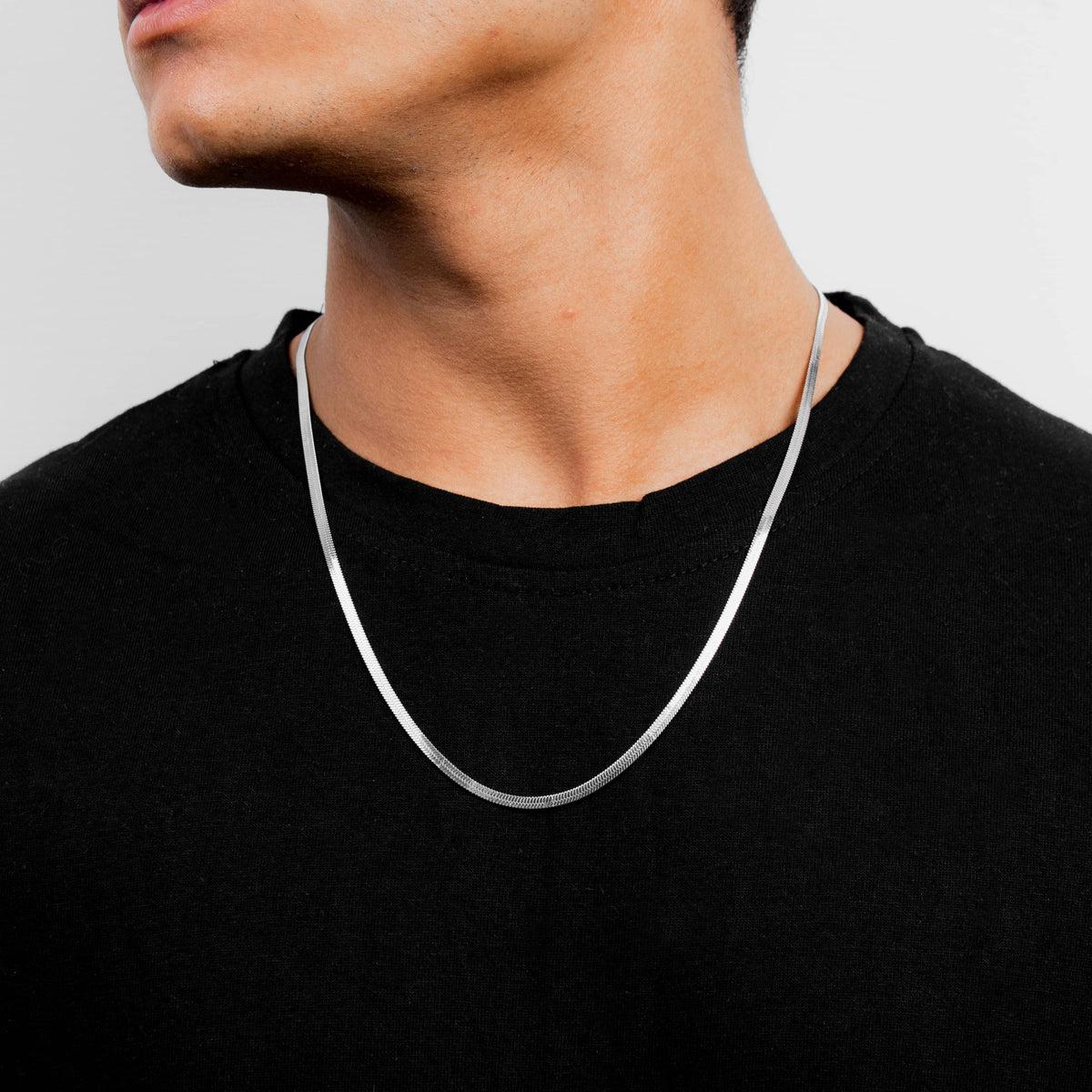 Snake 2.5MM Stainless Steel Chain (Silver)
