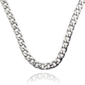Miami Cuban 4MM Stainless Steel Chain (Silver)