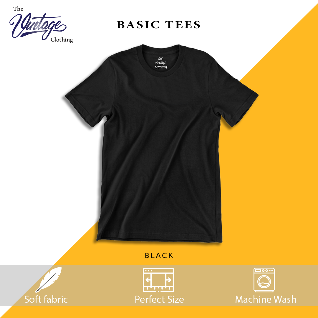 Pack of 2 plain Half sleeves T-Shirts