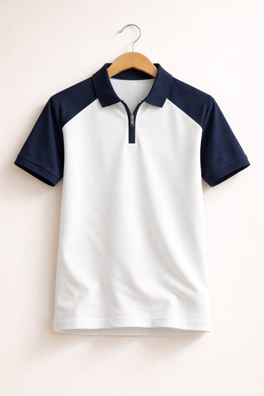 Men’s Raglan Zipper Polo
