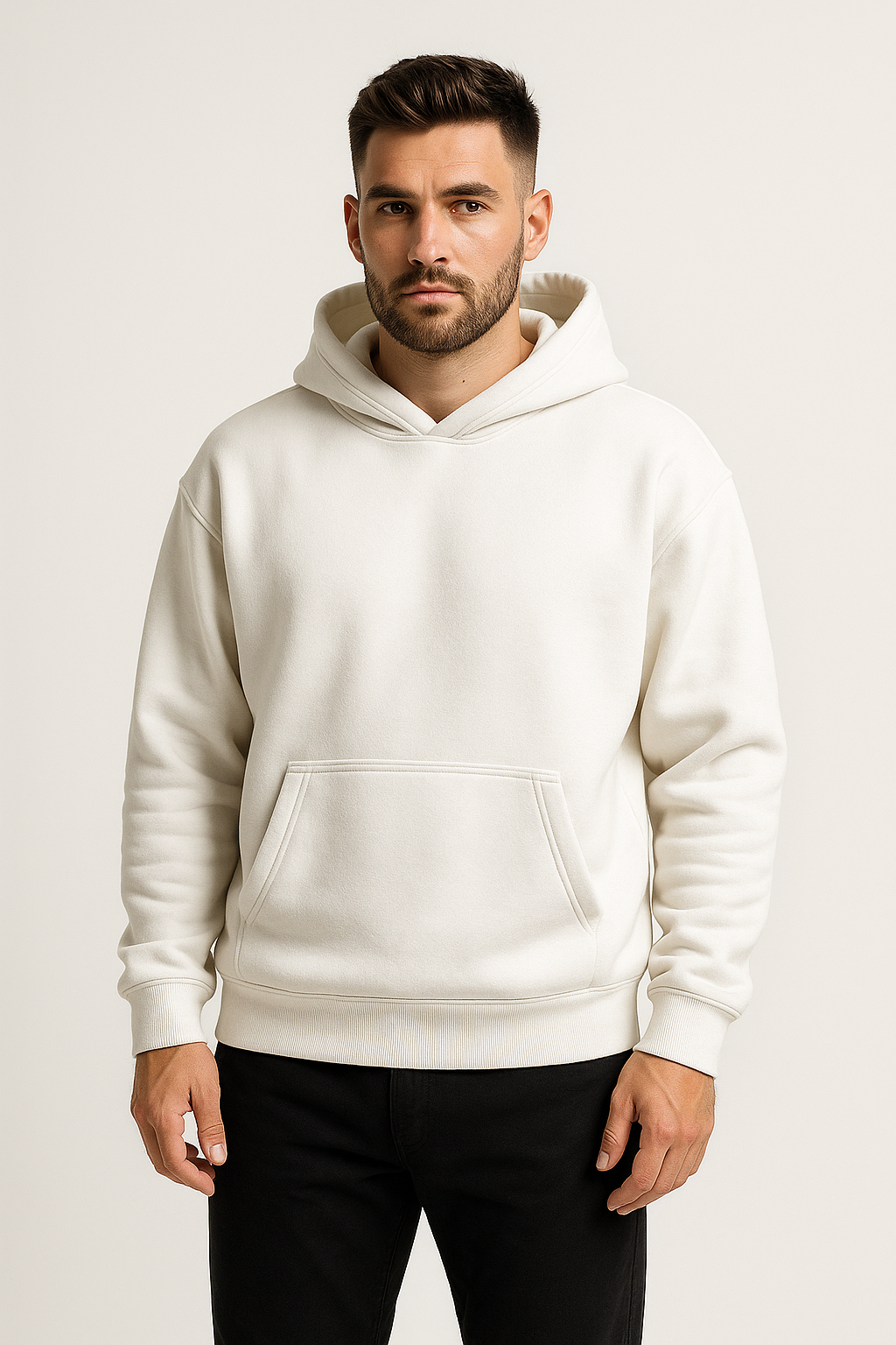 Pack of 2 Basic Black & White Hoodies