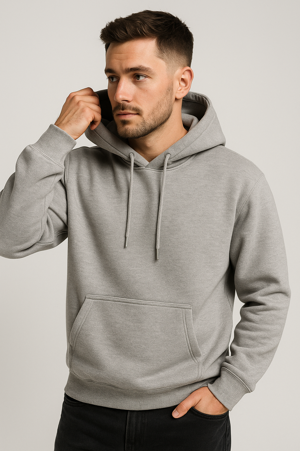 Pack of 2 Basic Grey & Charcoal Hoodies