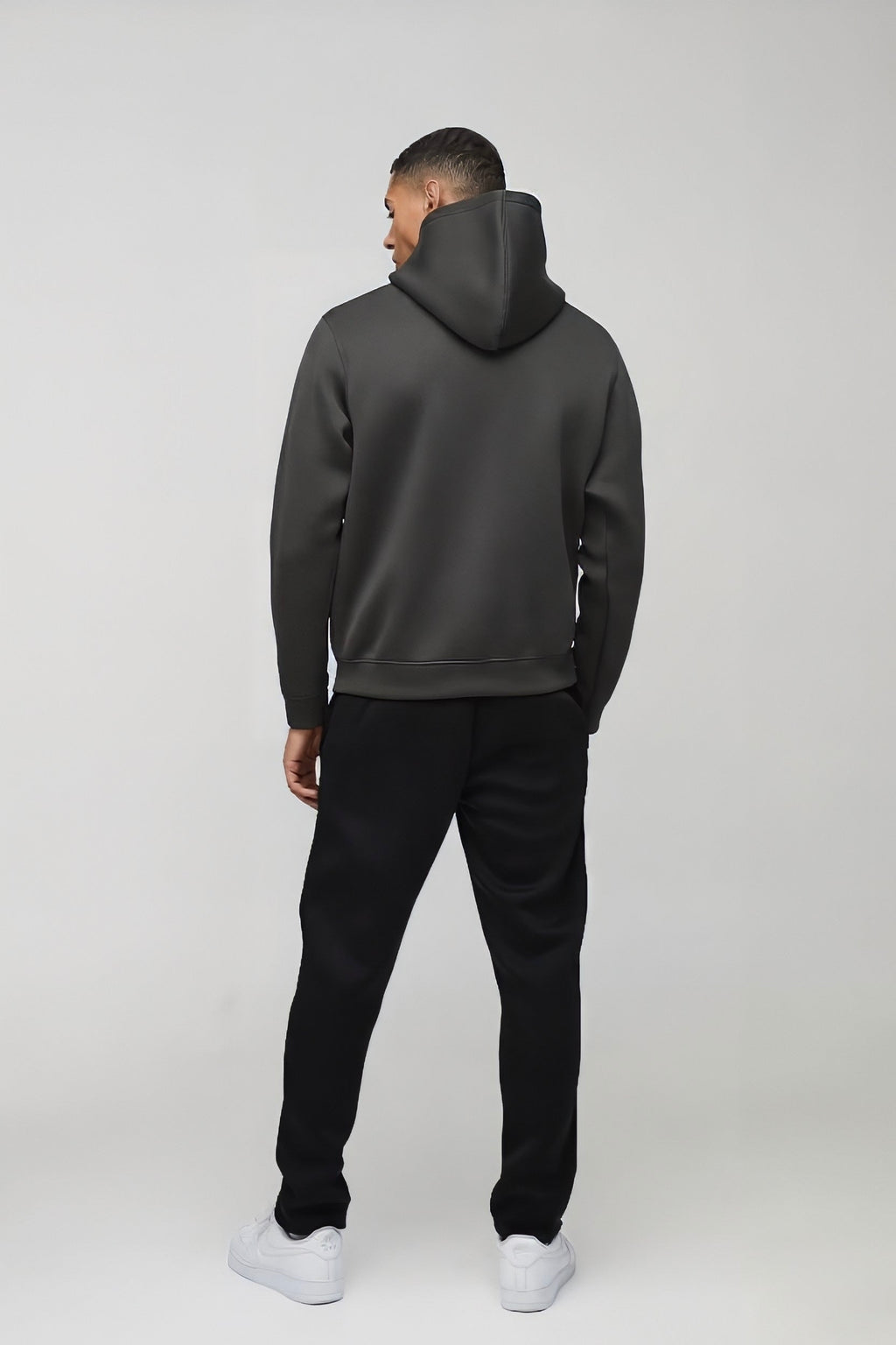 Men’s Tracksuit – Zipper Hoodie with Fleece Trouser