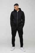 Men’s Tracksuit – Zipper Hoodie with Fleece Trouser