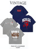 Oversized Dropshoulder Graphic DTF Printed Tshirt For Men and Women