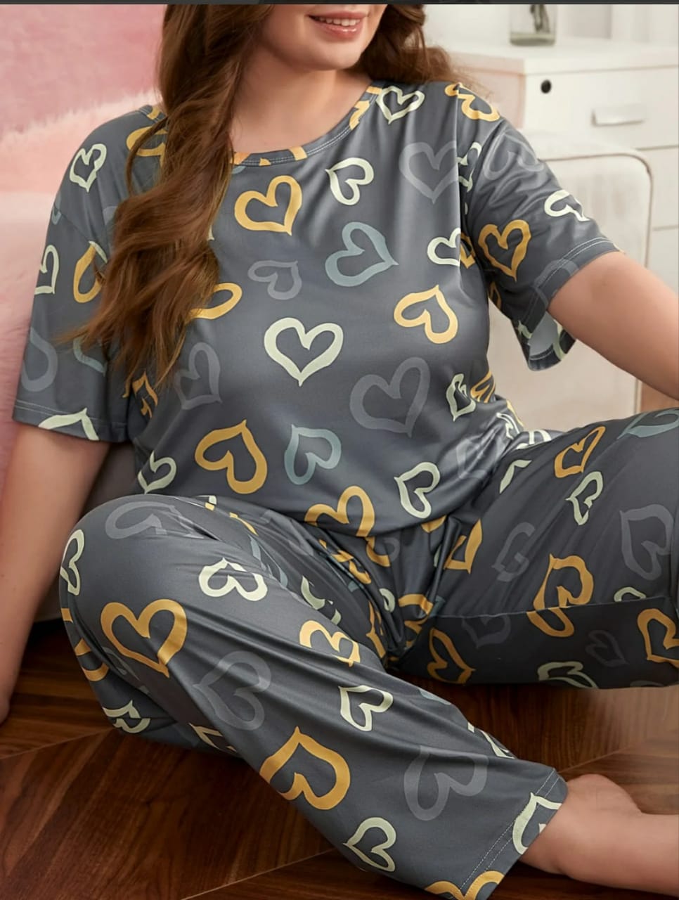 Grey Hearts (Nightsuit)